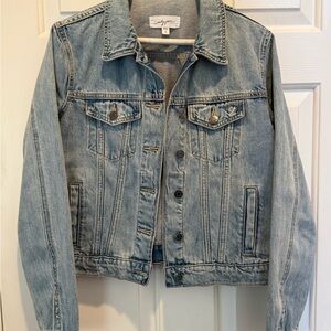 Carly Jean Los Angeles Light Blue Jean Jacket